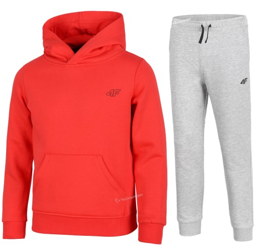 4F Ocieplany Chłopięcy Dres Komplet Bluza Spodnie rozm 146