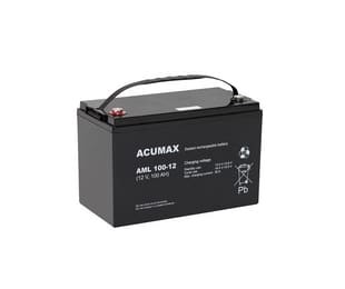 Аккумулятор agm аккумулятор acumax aml 12v 100ah vrla складской аварийный источник питания