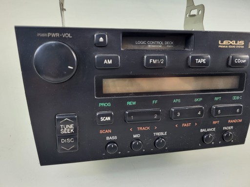 LEXUS ES300 ES 300 RADIO ODTWARZACZ KASETA CD FM