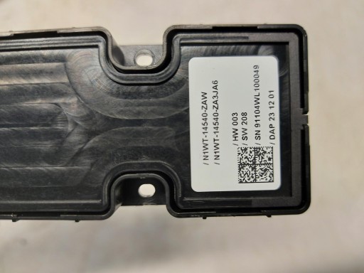Ford Ranger VI 6 2024r. PANEL window control switch left front N1WT-14540-ZAW