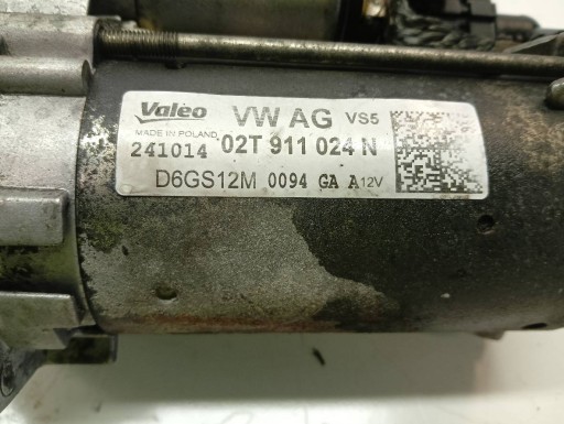 starter 02T911024N 1.2 TSI Skoda Roomster and (2006- )