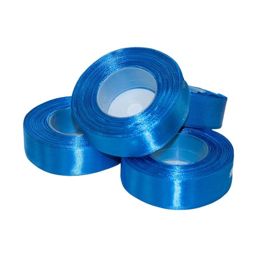 Стрічка атласна синьо-темна 25мм 32м. 