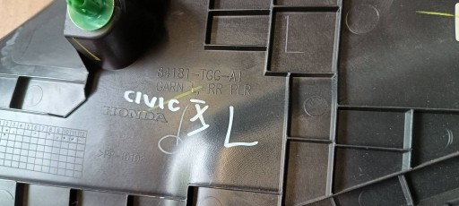 HONDA CIVIC X cover SLUPKA of the rear C left 84181-TGG-A0 2019R
