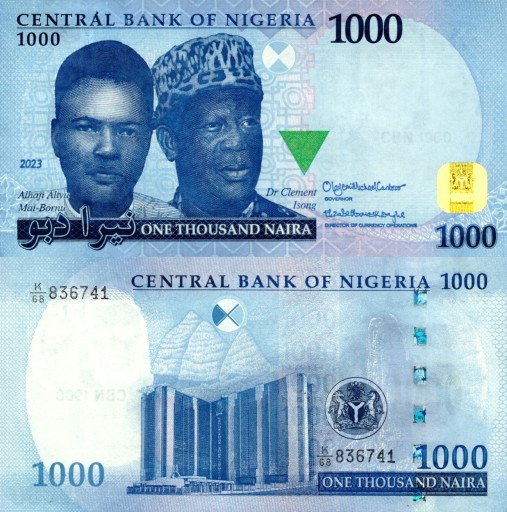 # NIGERIA - 1000 NAIRA - 2023 - P-NEW - UNC