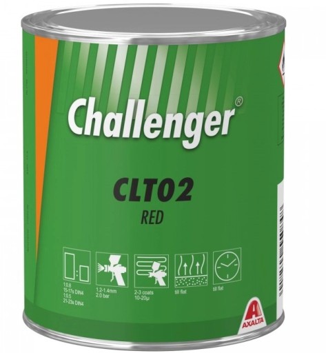 Challenger AXALTA CLT02 RED TONER базовое покрытие 1л
