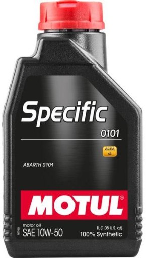 MOTUL SPECIFIC 0101 10W50 ABARTH API SN ACEA C3 1л