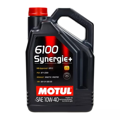 Моторное масло Motul 6100 Synergie+ 10W-40-5L