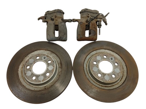 discs brake calipers electrics rear part KOMPLET AUDI A6 C7