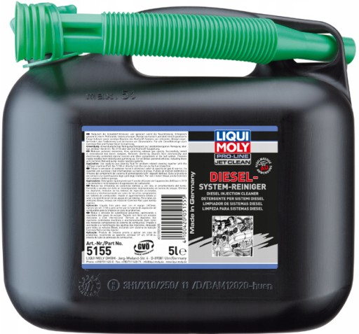 Czyści wtryskiwacze Diesla Liqui Moly Pro-line Jet Clean 5155 5L