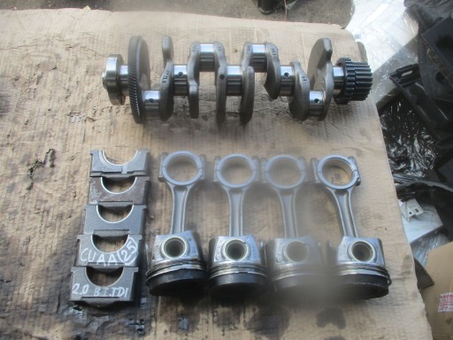 КОЛЕНВАЛ 03NC ПОРШНИ ШАТУНЫ VW CUAA 2.0TDI BI
