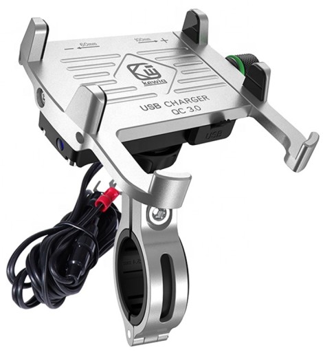 ДЕРЖАТЕЛЬ ТЕЛЕФОНА МОТОЦИКЛ ЗАРЯДНОЕ УСТРОЙСТВО USB 3.0 QC