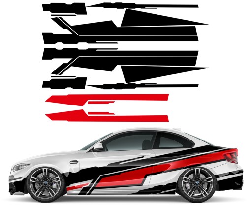 Наклейки на авто мотив полосы полосы 94X10 метров