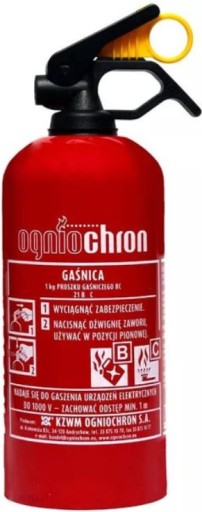 ОГНЕТУШИТЕЛЬ АВТОМОБИЛЬНЫЙ 1 KG OGNIOCHRON изображение 1