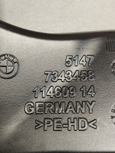 BMW 7 G11 KANAL luft 7343458