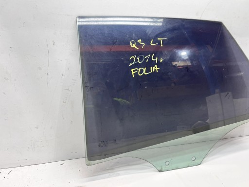 window door left rear part AUDI Q3 8U 2014R PRZYCIEMNIANA