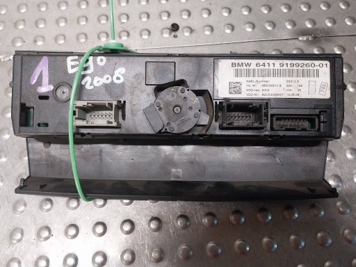 PANEL air conditioning devices of the air conditioning 9199260 BMW E81 E82 E87 E88 E90 E91 E92 E93