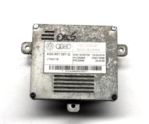 AUDI A6 S6 RS6 A7 C7 4G LIFT module control unit lights front LED 4G0907397Q