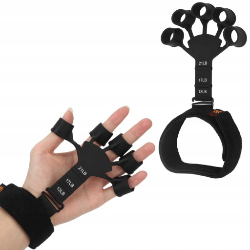 Тренажер для пальців, кистей і передпліч Чорний