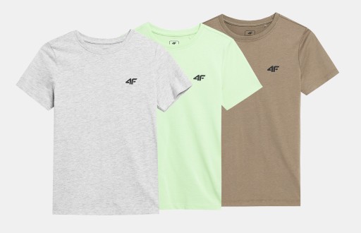 4F ФУТБОЛКА ДЛЯ ХЛОПЧИКА 3 ПРЕДМ.