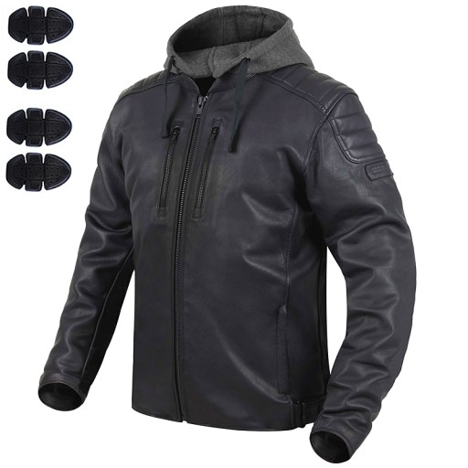 ЧОЛОВІЧА ШКІРЯНА МОТОКУРТКА REBELHORN IMPALA