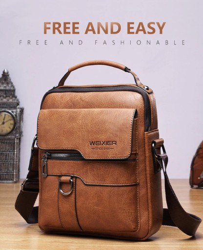 WALL BAG Винтажная мужская сумка через плечо