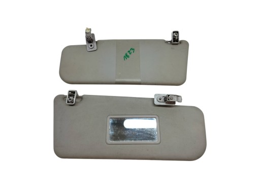 visors PRZECIWSLONECZNE left right cover KPL Fiat Panda II (2003-2012)