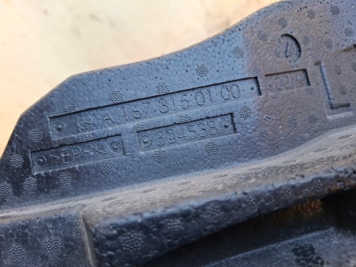 STYROPIANA der Stoßstange heck MERCEDES GLS W167