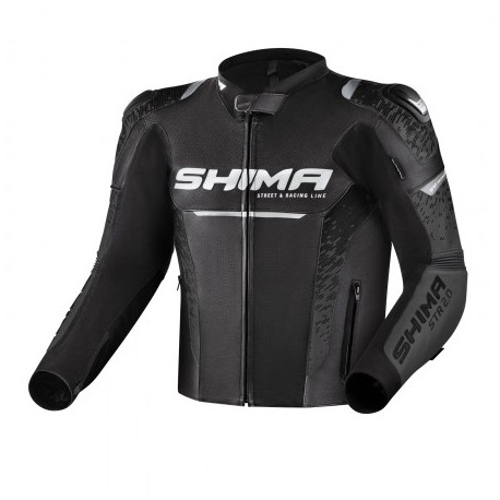 Шкіряна куртка SHIMA STR 2.0 BLACK 58