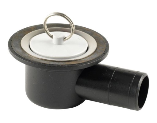 0506224 - СЛИВ РАКОВИНЫ ПОД УГЛОМ 25 ММ НА ШЛАНГ-25 ММ ДЛЯ ЯХТЫ