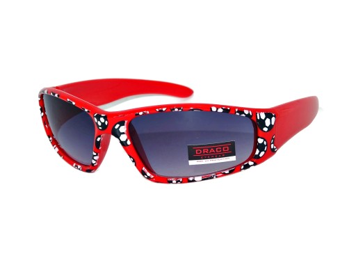 ДИТЯЧІ ЧЕРВОНІ ФУТБОЛЬНІ ОКУЛРИ ДЛЯ ХЛОПЧИКІВ
