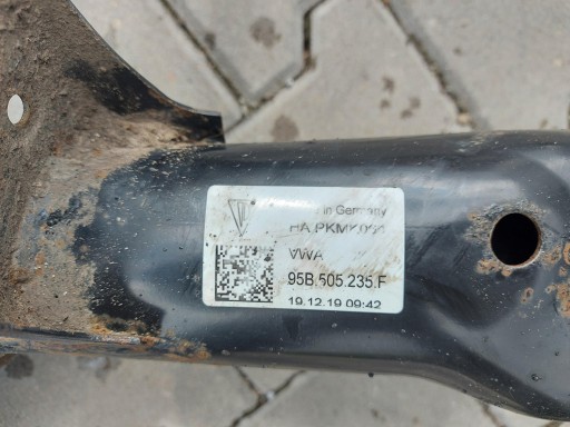 Macan Turbo II subframe sider axle beam axle beam rear part rear 2.9tfsi 95b505235f