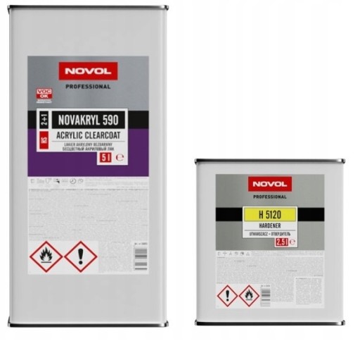 Novol 590 бесцветный 5L HS с Utw. Быстрый