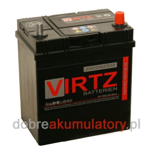 V35 - Аккумулятор VIRTZ 35AH 280A JAP P + Tico MATIZ