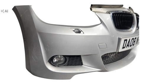 lökhárító elülső eleje BMW 3 E90 E91 elöl LIFT 354 TITANSILBER METALIC
