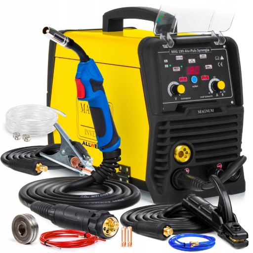 ЗВАРЮВАЛЬНИЙ АПАРАТ MAGNUM MIG 199 ALU SYNERGIA