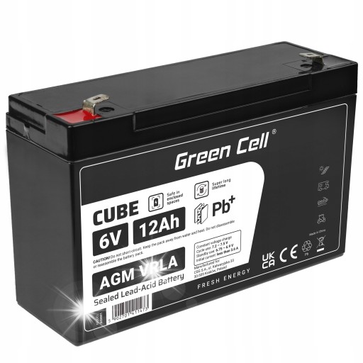 2 аккумуляторных батареи agm 6 в 12 ач для аккумуляторных батарей apc rbc3 ups