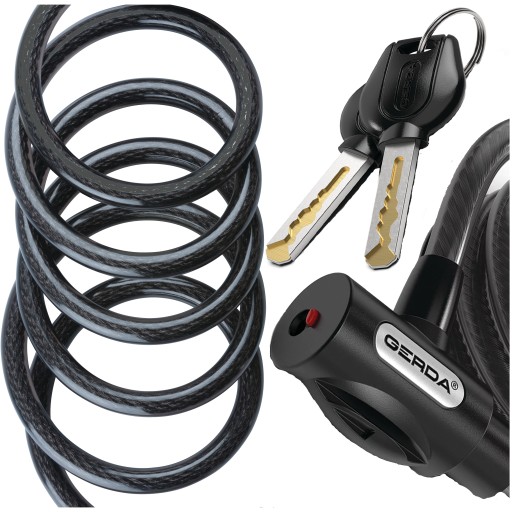 Велосипедний замок Gerda Flex + продовження гарантії Gerda на 30 днів