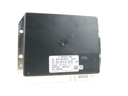 module control unit springing ABC Mercedes W221