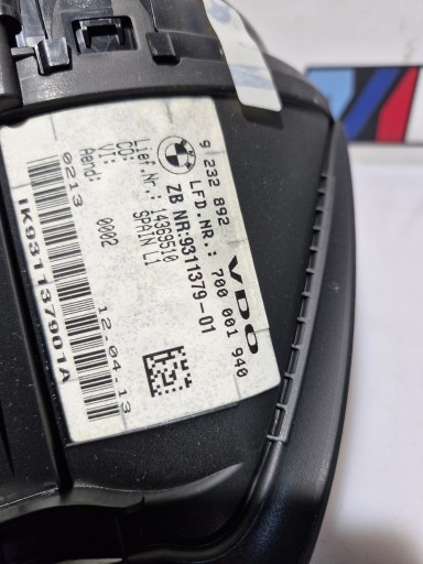 BMW F20 F21 F22 F23 dials dials DIESEL EUROPA 9232892