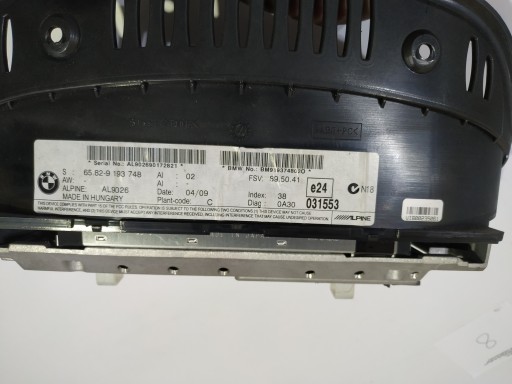 Bildschirm, MONITOR NAVI BMW 5 E60 9193748