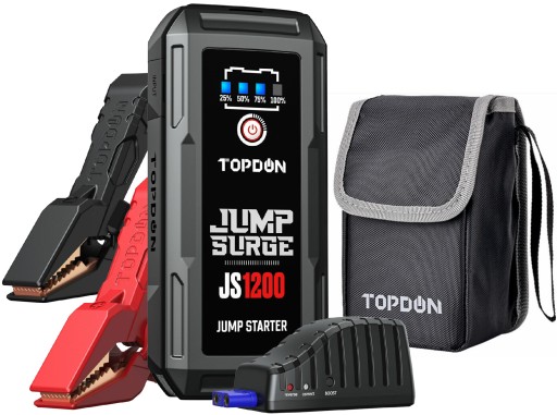 Jump Starter TOPDON стартовый PowerBank 12V 10000mAh