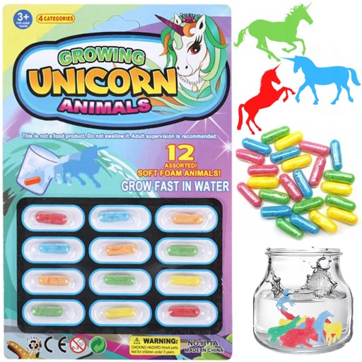 Чарівні капсули UNICORN, що ростуть у воді