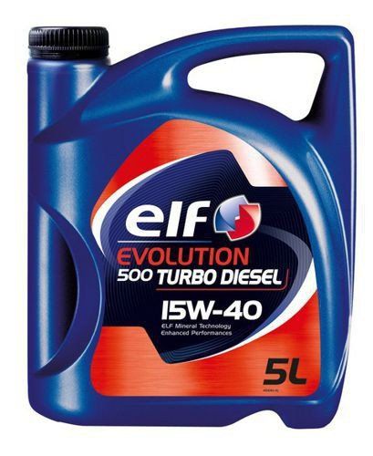 Olej mineralny Elf 500 TURBO DIESEL 5 l 15W-40