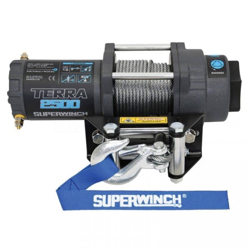 ЛЕБЕДКА TERRA SUPERWINCH 2500LBS ТРОСОВАЯ ЛЕБЕДКА