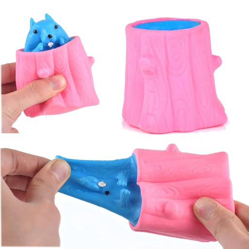 АНТИСТРЕСОВА ІГРАШКА СЕНСОРНА БІЛКА БІЛКА