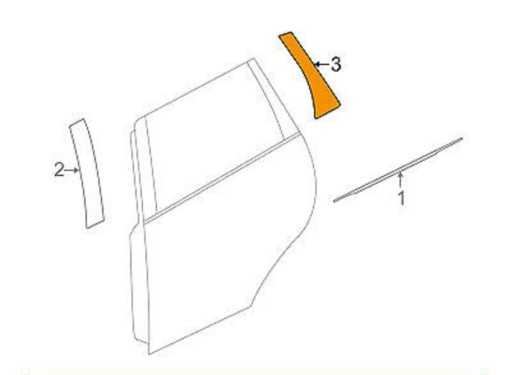7410A681XA - НАКЛЕЙКА НА ДВЕРНУЮ РАМУ MITSUBISHI OUTLANDER 11-18
