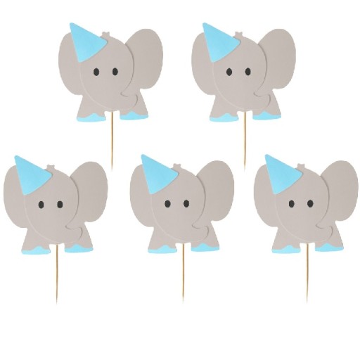 Годан слоник для кексів 10 см х 10 шт.