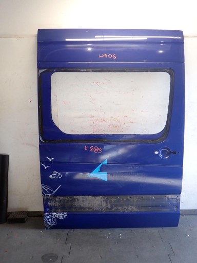 door rear part right sliding MERCEDES SPRINTER W906 CRAFTER 2006