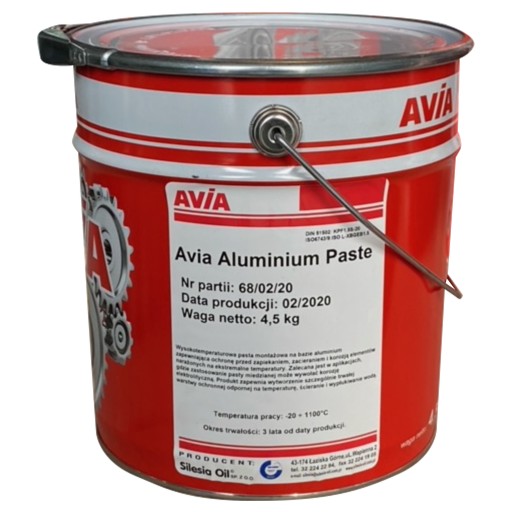 Алюмінієва змазка Avia 4,5 кг метал