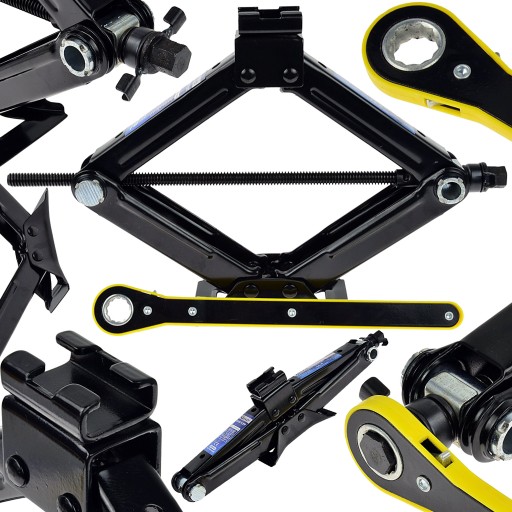 Автомобильный домкрат 1,5 т + трещотка